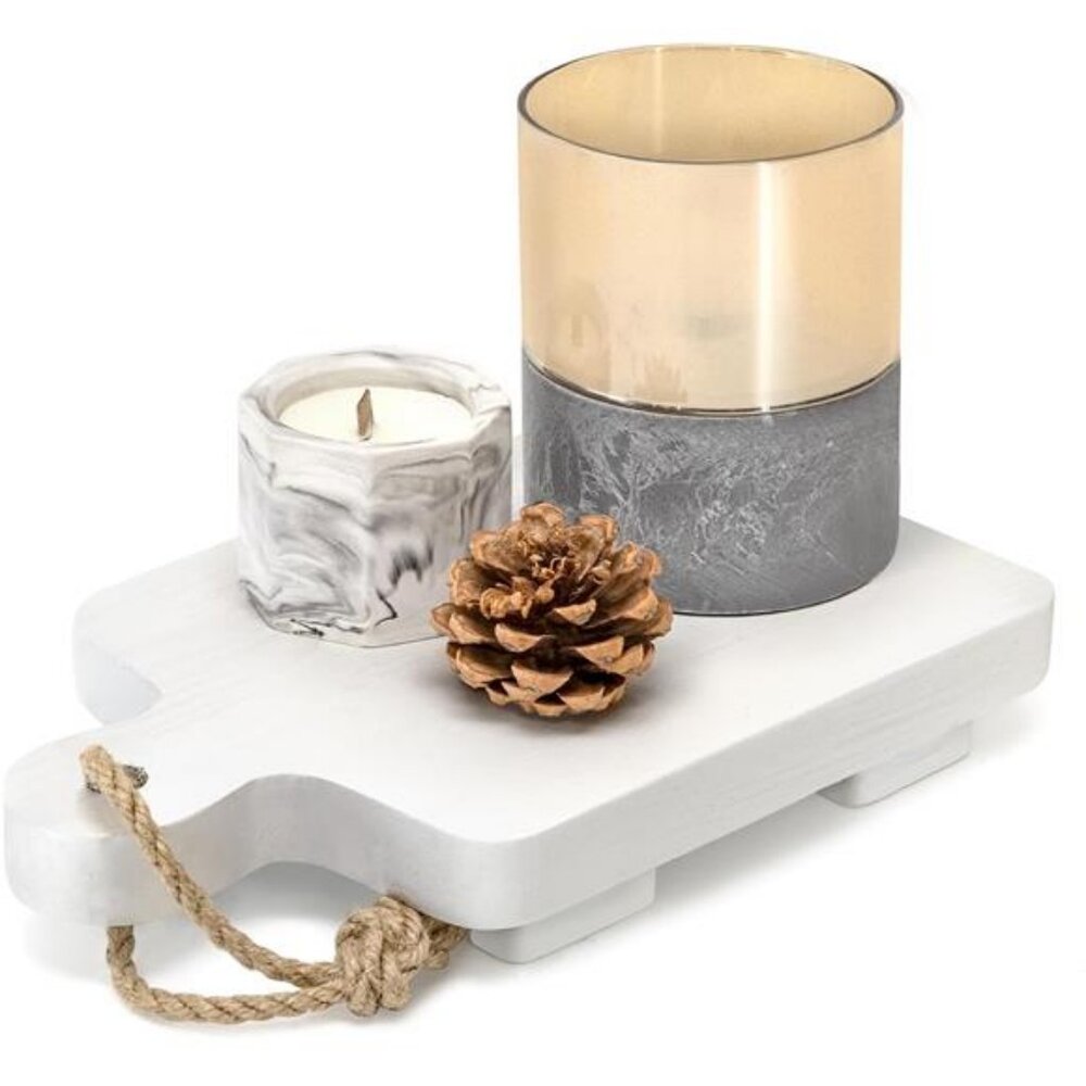 Decorative Wood Riser for Kitchen Decor Modern Farmhouse Soap Holder for Display